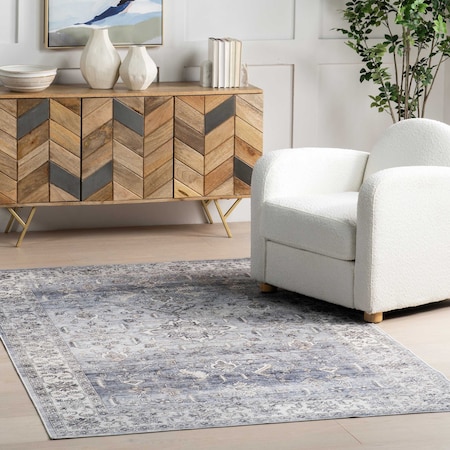 Nuloom Britt Persian Spill Proof Machine Washable Area Rug 8ft x 10ft BIJL08C-8010